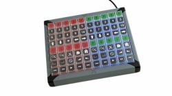 Keytools P&I Engineering XK-80 keyboard USB Black, Grey 