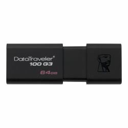Kingston Technology DataTraveler 100 G3 USB flash drive 64 GB USB Type-A 3.2 Gen 1 [3.1 Gen 1] Black 