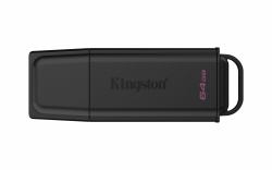 Kingston Technology DataTraveler 64GB Portable USB 3.2 Gen 1 Exodia Black 