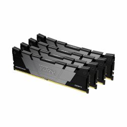 Kingston Technology FURY 32GB 3200MT/s DDR4 CL16 DIMM [Kit of 4] Renegade Black 