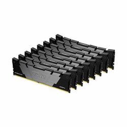 Kingston Technology FURY 256GB 3200MT/s DDR4 CL16 DIMM [Kit of 8] Renegade Black 