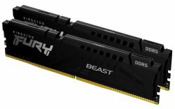 Kingston Technology FURY Beast 64GB 6400MT/s DDR5 CL32 DIMM [Kit of 2] Black EXPO 
