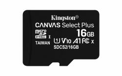 Kingston Technology Canvas Select Plus 16 GB MicroSDHC UHS-I Class 10 