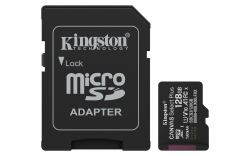 Kingston Technology 128GB microSDXC Canvas Select Plus Gen3 150MB/s A1 Card + Adapter 