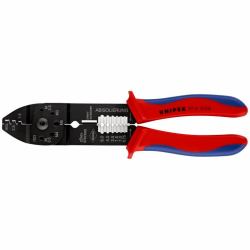 Knipex 97 21 215 B Crimping tool Black,Blue,Red 