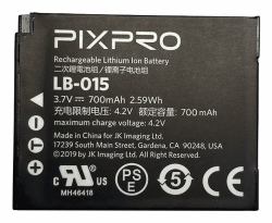 Kodak LB015 camera/camcorder battery Lithium-Ion [Li-Ion] 700 mAh 