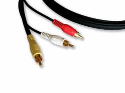 Kramer Electronics 3xRCA M/M, 4.6m composite video cable RCA Black 