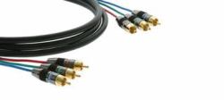 Kramer Electronics Component Cable 1.8m component [YPbPr] video cable 3 x RCA Black 