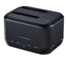LC-Power LC-DOCK-U3-III storage drive docking station USB 3.2 Gen 1 [3.1 Gen 1] Type micro-B Black 
