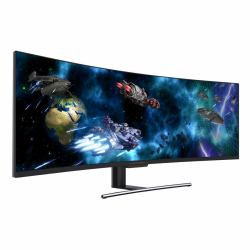 LC-Power LC-M49-DFHD-144-C-Q computer monitor 124.5 cm [49"] 3840 x 1080 pixels UltraWide Full HD QLED Black 