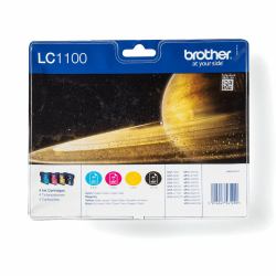 Brother LC1100VALBP ink cartridge 4 pc[s] Original Black, Cyan, Magenta, Yellow 