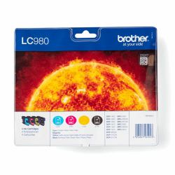 Brother LC980VALBP ink cartridge 4 pc[s] Original Black, Cyan, Magenta, Yellow 