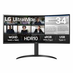 LG 34WR55QK-B computer monitor 86.4 cm [34"] 3440 x 1440 pixels Wide Quad HD Black 