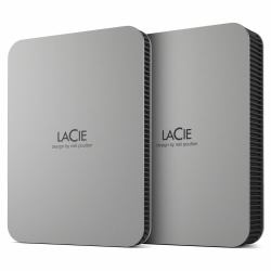 LaCie Mobile Drive [2022] external hard drive 5 TB 2.5" USB Type-C 3.2 Gen 1 [3.1 Gen 1] Silver 