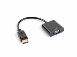 Lanberg AD-0002-BK video cable adapter 0.2 m VGA [D-Sub] DisplayPort Black 