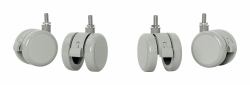 Leitz Castor Wheels for Ergo Small Electric Sit Standing Desk 