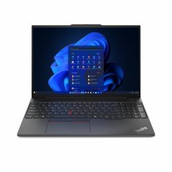 Lenovo ThinkPad E16 Gen 2 [AMD] AMD Ryzen™ 5 7535HS Laptop 40.6 cm [16"] WUXGA 16 GB DDR5-SDRAM 512 GB SSD Wi-Fi 6E [802.11ax] Windows 11 Pro Black German 