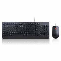 Lenovo 4X30L79883 keyboard Mouse included Universal USB QWERTY US English Black  - UK version