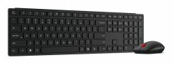 Lenovo 4X31S04836 keyboard Mouse included Home/Office RF Wireless + Bluetooth Portuguese Black  - foreign version