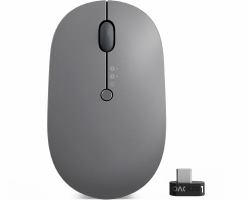 Lenovo Go Multi-Device mouse Office Ambidextrous RF Wireless + Bluetooth Optical 2400 DPI 