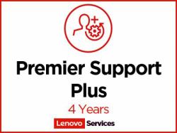 Lenovo Premier Support Plus Upgrade - Extended service agreement - parts and labour [for system with 3 years on-site warranty] - 4 years - on-site - for ThinkCentre M90, M900, M90a Gen 2, M90a Gen 3, M90a Pro Gen 3, M910, M920z AIO, M93, X1 