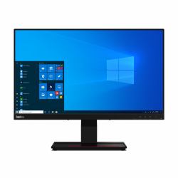 Lenovo ThinkVision T24t-20 computer monitor 60.5 cm [23.8"] 1920 x 1080 pixels Full HD LED Touchscreen Capacitive Black 