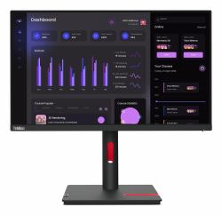 Lenovo ThinkVision T24i-30 computer monitor 60.5 cm [23.8"] 1920 x 1080 pixels Full HD LED Black 