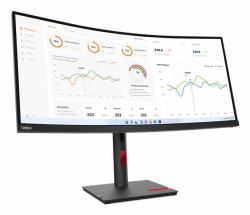 Lenovo ThinkVision T34w-30 computer monitor 86.4 cm [34"] 3440 x 1440 pixels Wide Quad HD LED Black 
