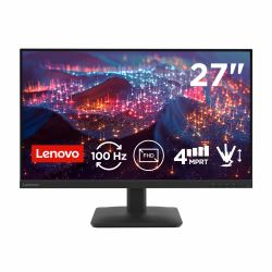 Lenovo L27-4e computer monitor 68.6 cm [27"] 1920 x 1080 pixels Full HD LED Black 