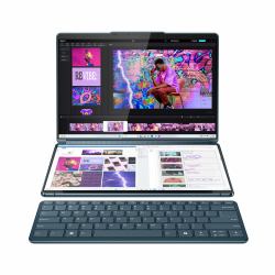 Lenovo Yoga Book 9 13IMU9 Intel Core Ultra 7 155U Hybrid [2-in-1] 33.8 cm [13.3"] Touchscreen 2.8K 16 GB LPDDR5x-SDRAM 1 TB SSD Wi-Fi 6E [802.11ax] Windows 11 Home German Teal  - German version