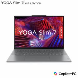 Lenovo Yoga Slim 7i Aura ED Copilot+ PC Intel Core Ultra 7 258V Laptop 38.9 cm [15.3"] Touchscreen 2.8K 32 GB LPDDR5x-SDRAM 1 TB SSD Wi-Fi 7 [802.11be] Windows 11 Home Italian Grey 