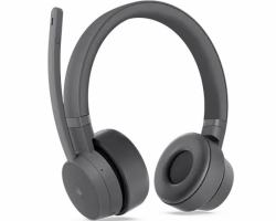 Lenovo Go Wireless ANC Headset Wired & Wireless Head-band Office/Call center USB Type-C Bluetooth Grey 