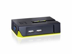 LevelOne 2-Port USB VGA KVM Switch 