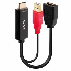 Lindy HDMI 18G to DisplayPort 1.2 Converter with USB Power 