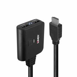 Lindy 2 Port HDMI 4K60 Splitter Cable 