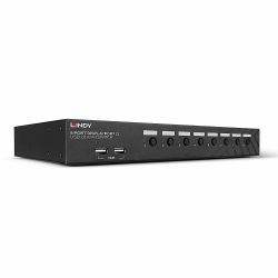 Lindy 8 Port DisplayPort 1.2, USB 2.0 and Audio KVM Switch 