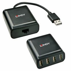 Lindy 60m 4 Port USB 2.0 Cat.6 Extender 