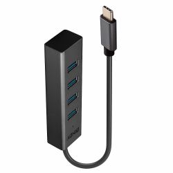 Lindy 4 Port USB 3.2 Type C Hub 
