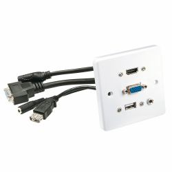 Lindy Multi AV Faceplate 