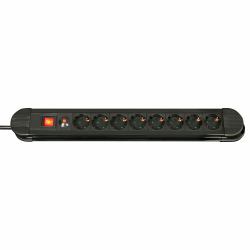 Lindy 73104 power extension 8 AC outlet[s] Indoor Black 