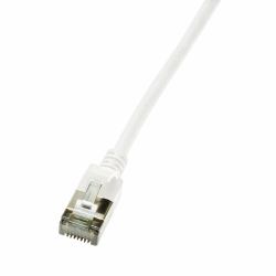 LogiLink CQ9021S networking cable White 0.5 m Cat6a S/UTP [STP] 