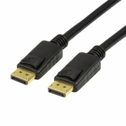 LogiLink CV0120 DisplayPort cable 2 m Black 