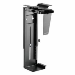 LogiLink EO0005 CPU holder Desk-mounted CPU holder Black 