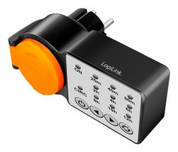 LogiLink ET0015 electrical timer Black, Orange Daily/Weekly timer 