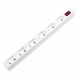 LogiLink LPS232 power extension 1.5 m 6 AC outlet[s] Indoor White 