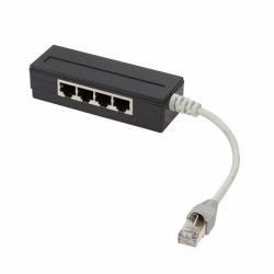 LogiLink MP0032 network splitter Black 
