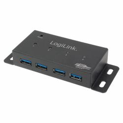 LogiLink UA0149 interface hub 5000 Mbit/s Grey 
