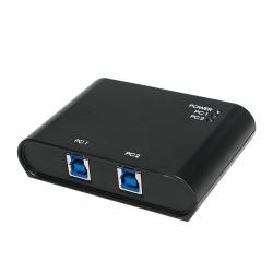 LogiLink UA0216 interface hub USB 3.2 Gen 1 [3.1 Gen 1] Type-B 5000 Mbit/s Black 