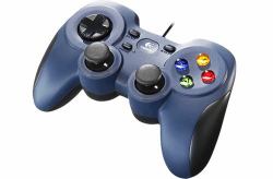 Logitech Gamepad F310 - G Gamepad F310, Gamepad, PC, - Back button, D-pad, Start button, Wired, USB 2.0, Black, Blue - Warranty: 24M