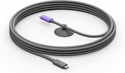 Logitech 952-000195 USB cable USB 3.2 Gen 2 [3.1 Gen 2] 5 m USB C Graphite, Violet 